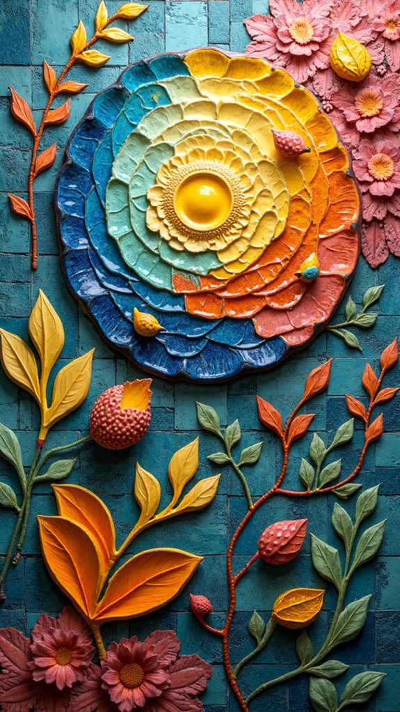 joyful creative wall art