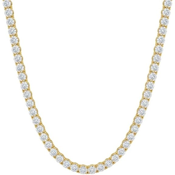 Lab Grown Diamond Tennis Necklace for Women