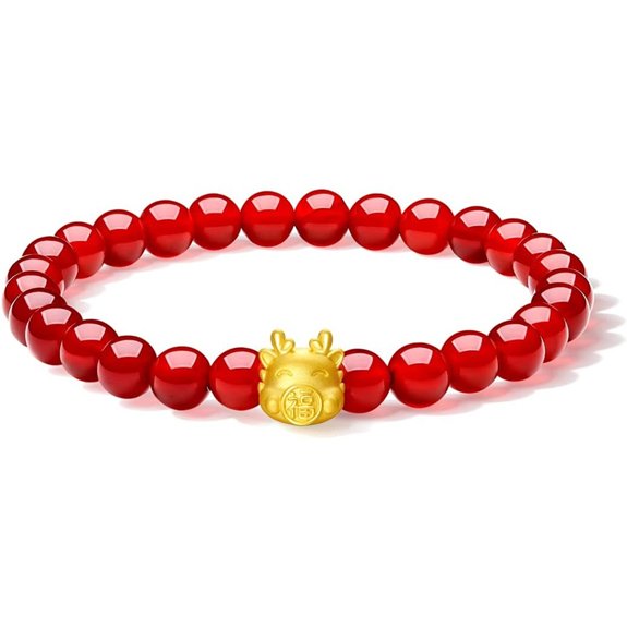 24K Gold Rabbit Bangle Charm Bracelet for Women