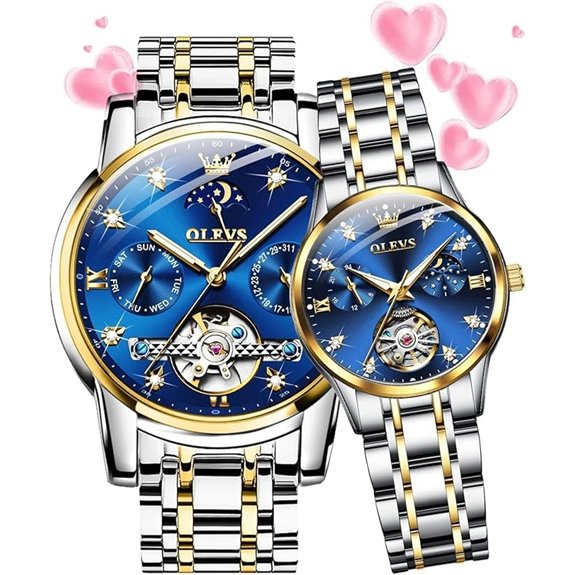 OLEVS Couple Automatic Watches Set of 2