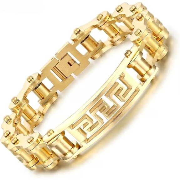 Pure 18k Gold Men's Fashionable Bracelet
