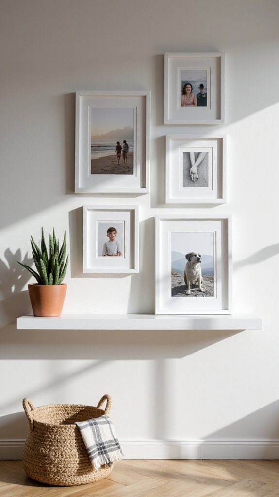 minimalist photo display elegance