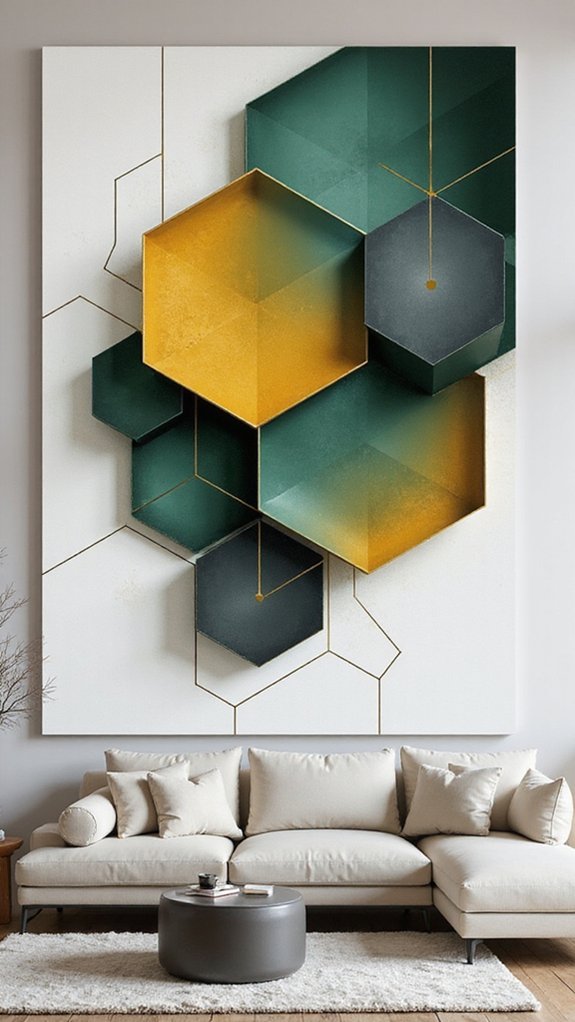 modern geometric decor ideas