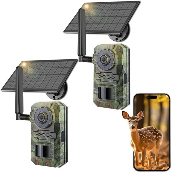 Trail Camera 2 Pack with Night Vision and Cellular