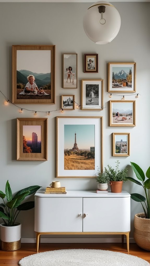 personal photo gallery wall
