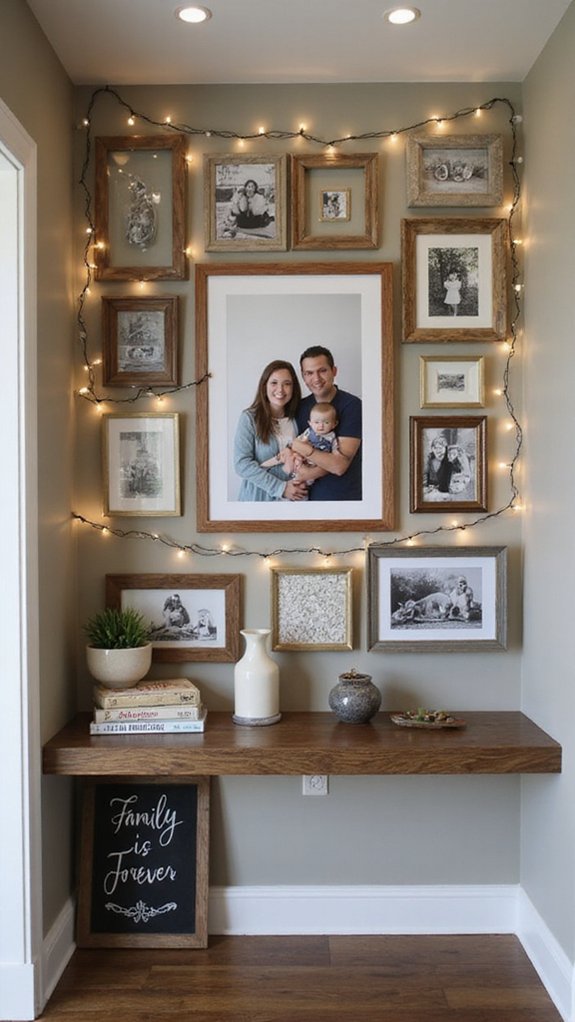personalized family photo decor