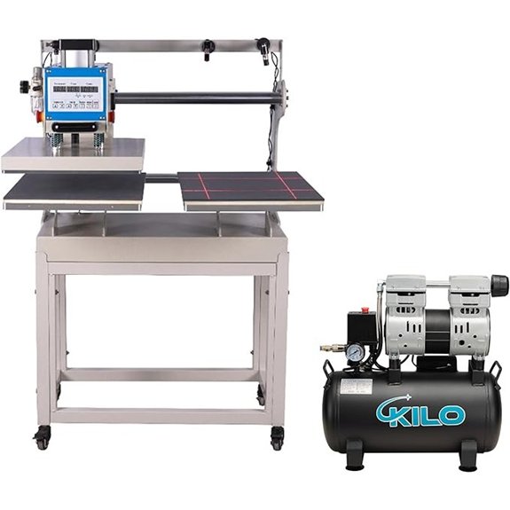 16x24 Auto Pneumatic Heat Press Machine with Compressor