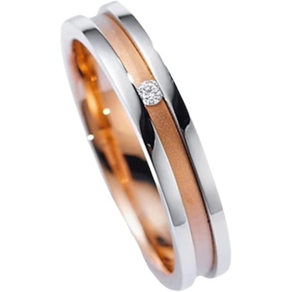 Aienid Vintage Style Men's Engagement Ring for Gifts