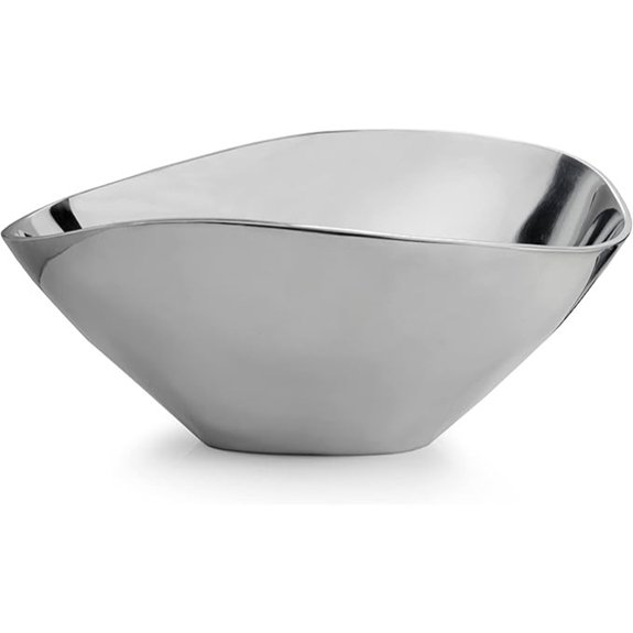 Nambé Grande Butterfly Bowl - 16-Inch Sculptural Serveware