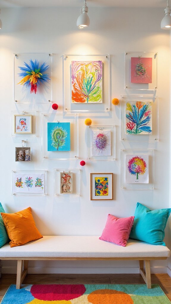 showcasing children s artwork beautifully