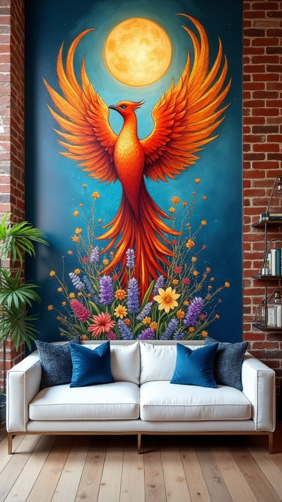 statement mural creative expression