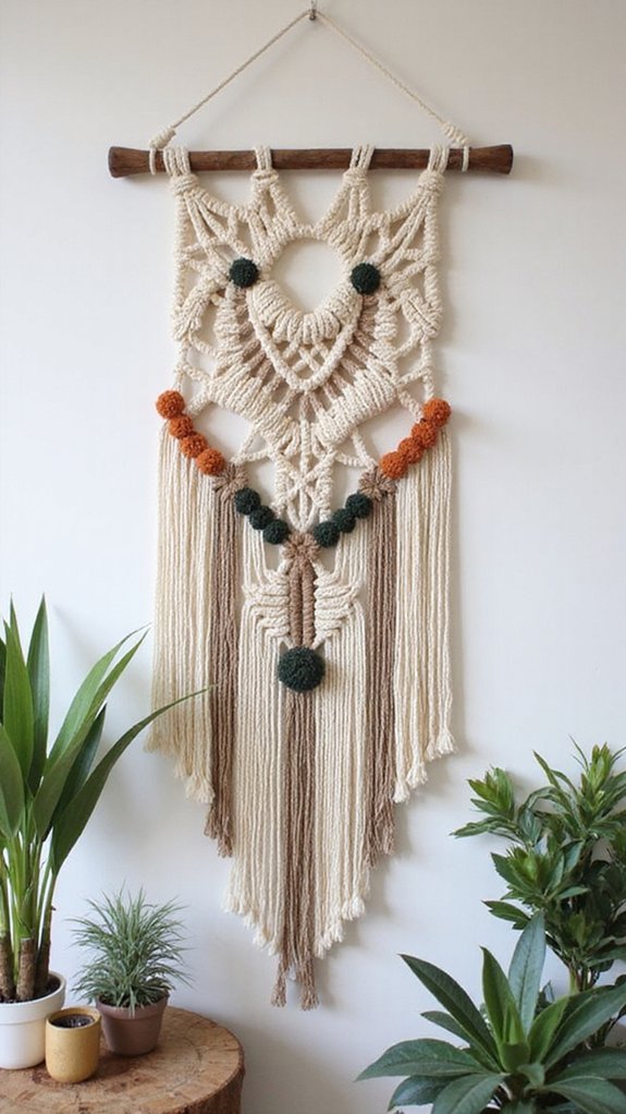 stylish macram wall art