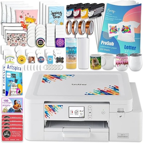 Brother SP-1 Sublimation Printer Deluxe Starter Bundle