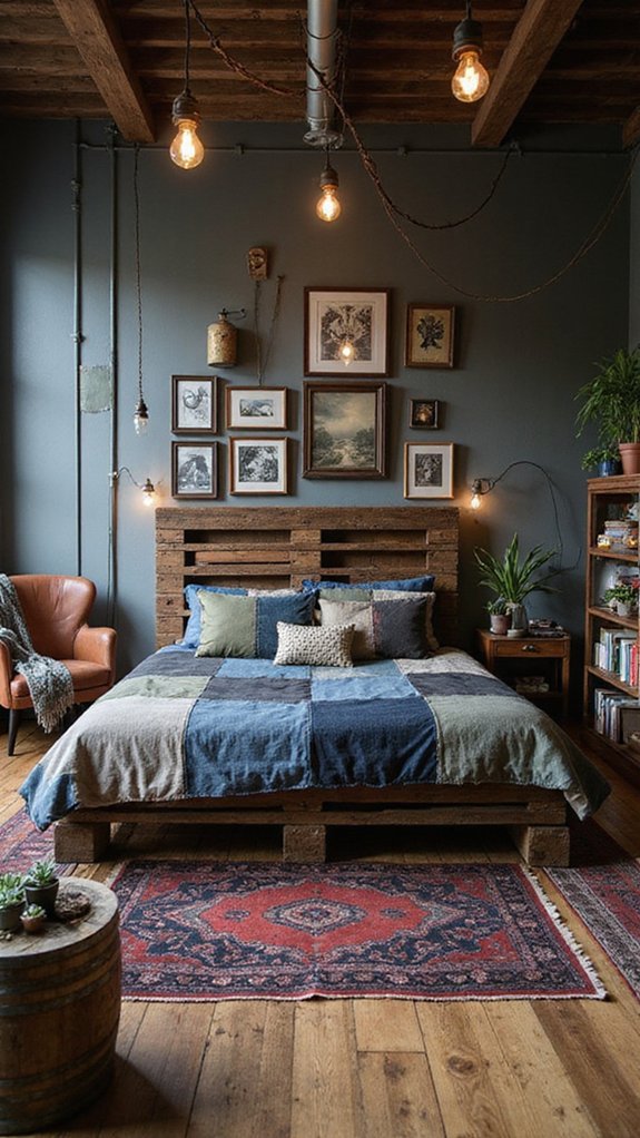 sustainable grunge room decor