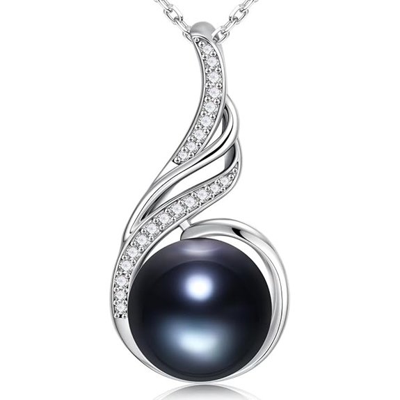 Iefil Tahitian Black & Freshwater Pearl Necklace