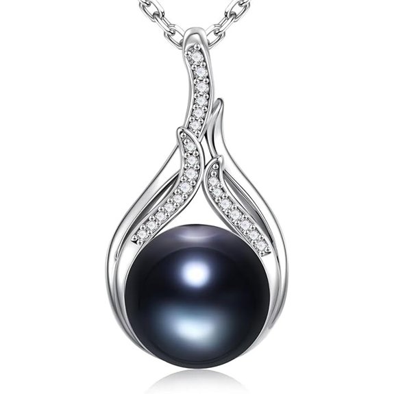 Iefil Tahitian Black & Freshwater Pearl Necklace