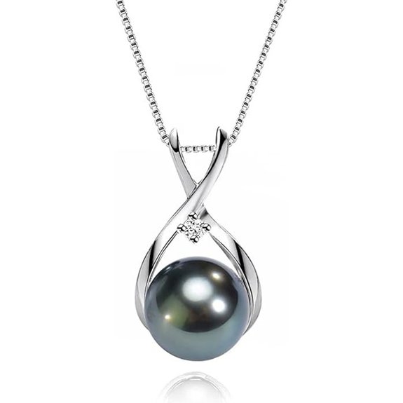 Tahitian Black Pearl Necklace for Women