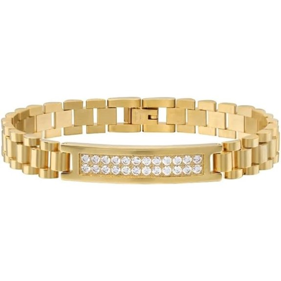 18k Gold Thick Miami Cuban Chain Bracelet