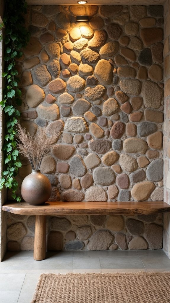 transform walls with stone