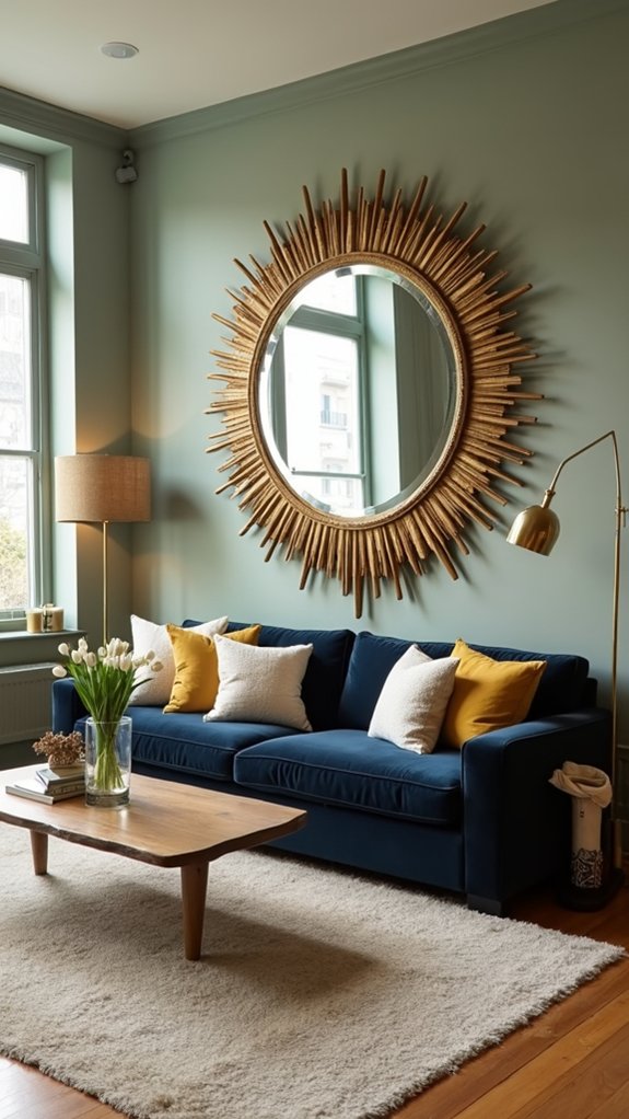 transformative oversized mirror decor