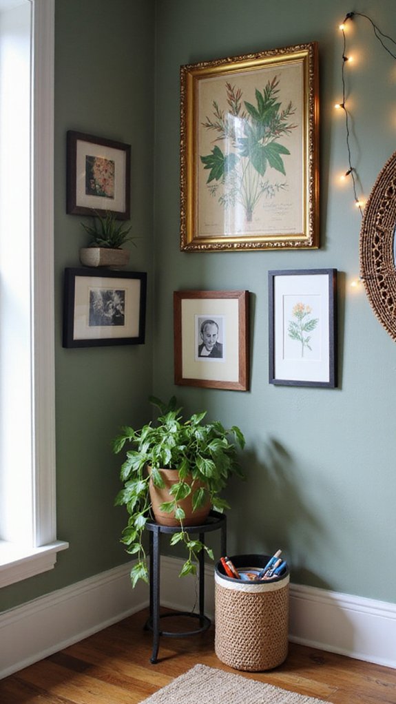 unique corner gallery decor