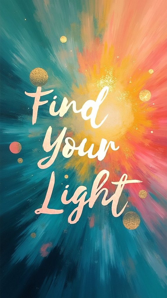 vibrant art uplifting messages