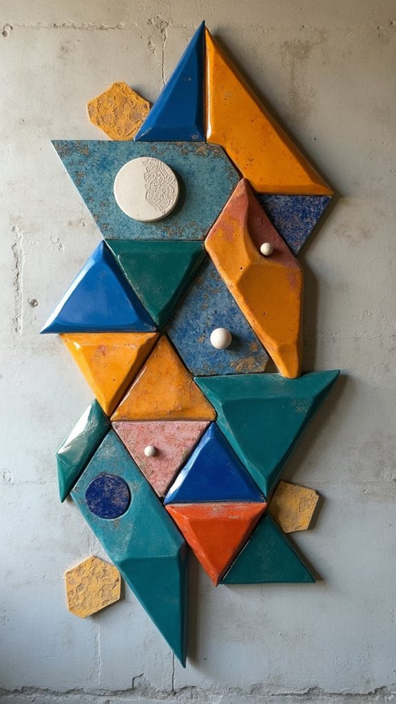 vibrant geometric decor transformation