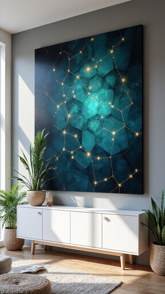 vibrant geometric home decor