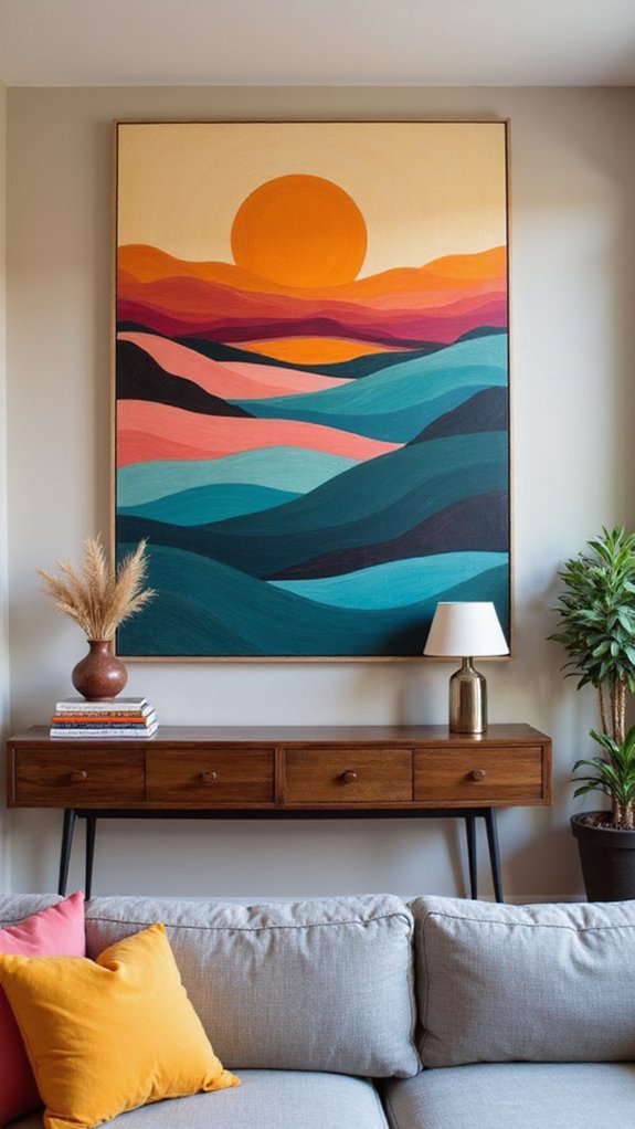 vibrant nature inspired home decor