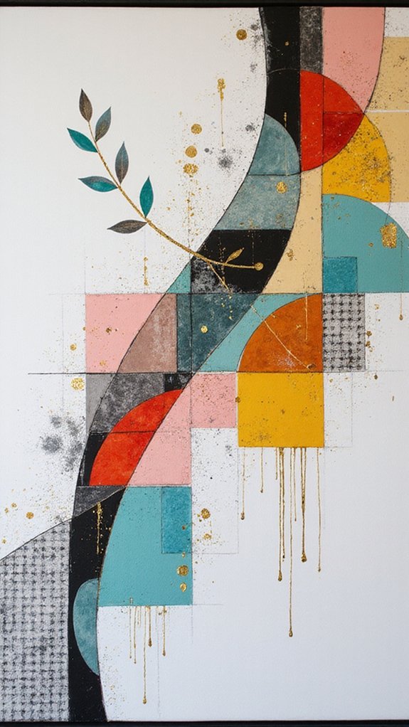 vibrant stories through collages