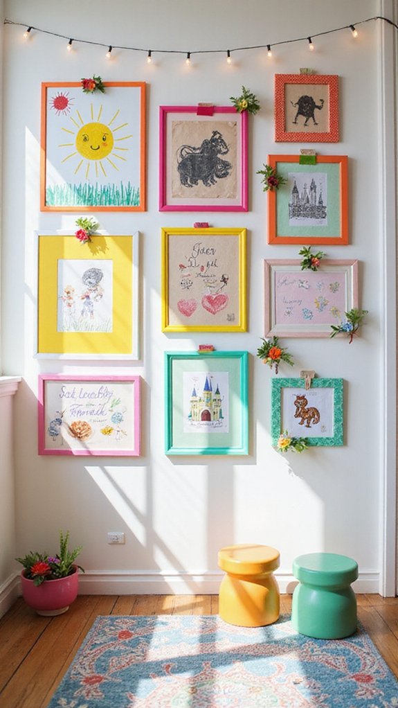 washi tape art display